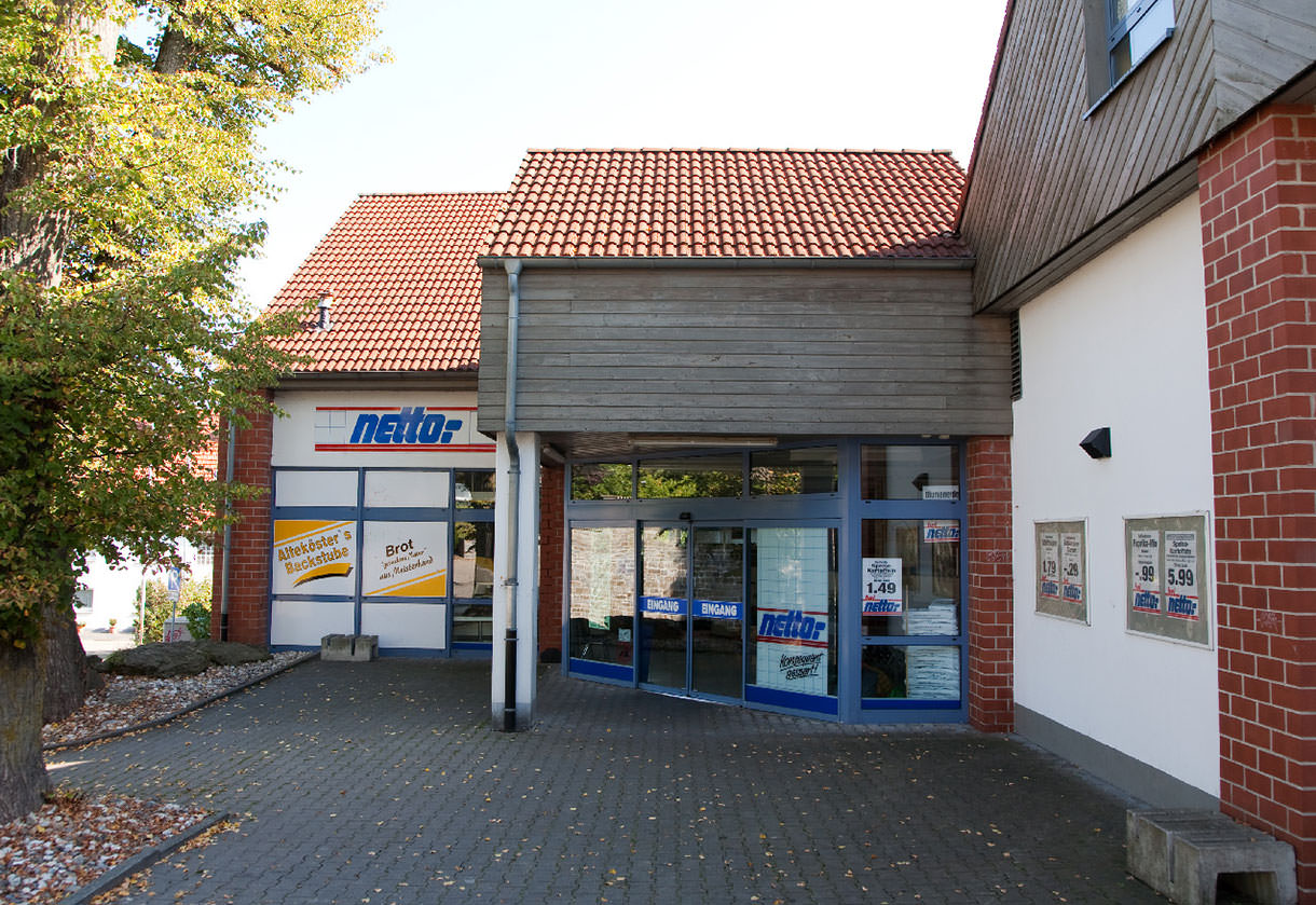 Eingang des Netto-Markts