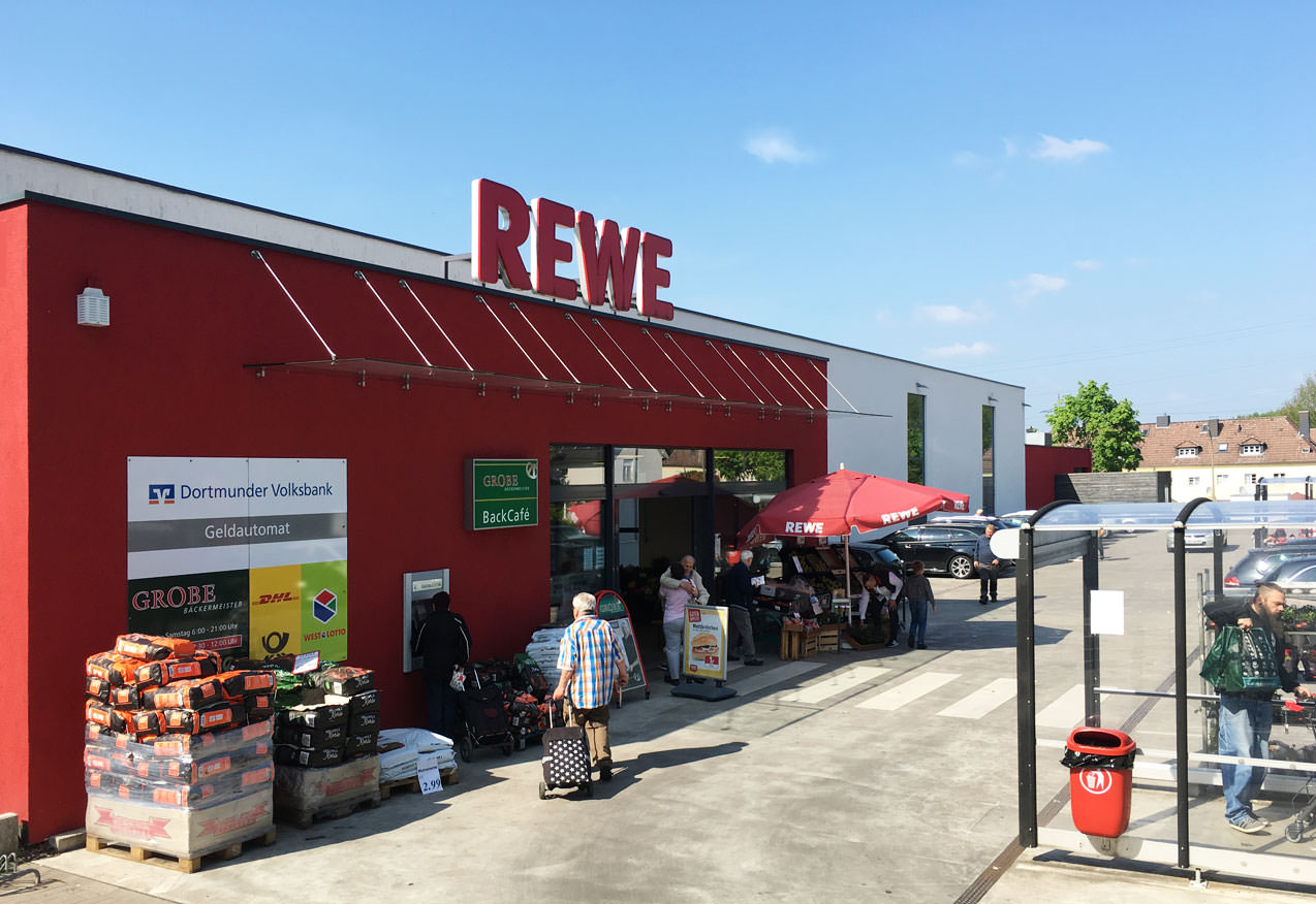 REWE am Funkturm von links